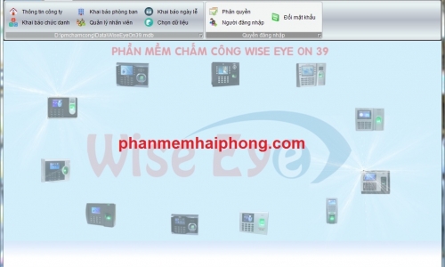 Download phần mềm wise eye on 39 (64bit) chấm công vân tay. Tân Thành Công cung cấp máy chấm công vân tay giá rẻ tại Hải Phòng